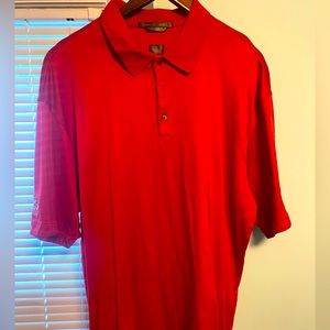 Nike Tiger Woods Red Polo w/ Big East logo XL